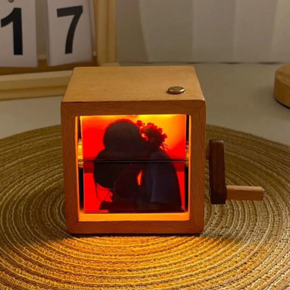 MEMOBOX™ – Custom Wooden Flipbook Frame