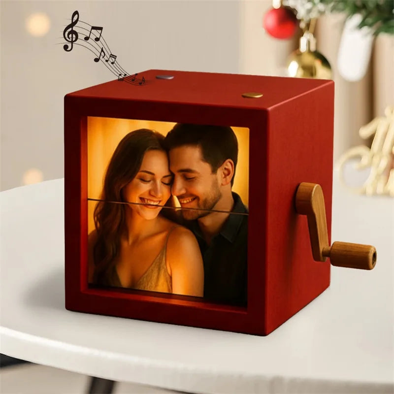 MEMOBOX™ – Custom Wooden Flipbook Frame