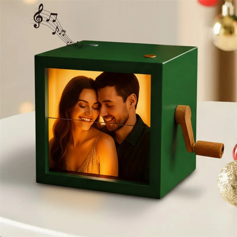 MEMOBOX™ – Custom Wooden Flipbook Frame