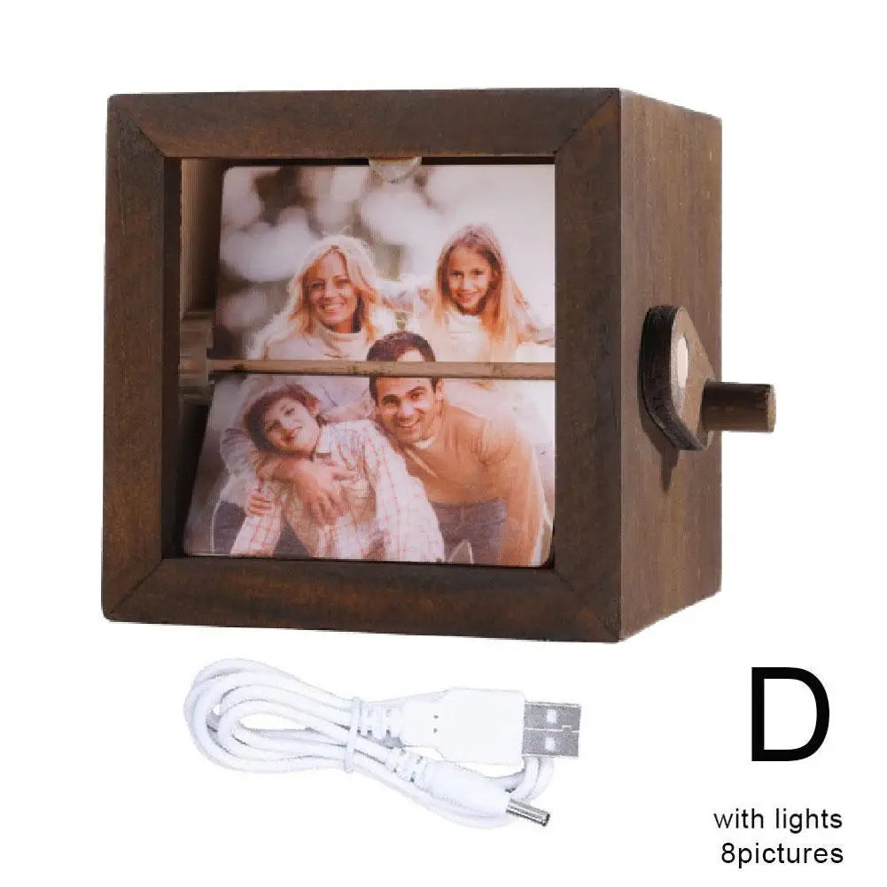 MEMOBOX™ – Custom Wooden Flipbook Frame