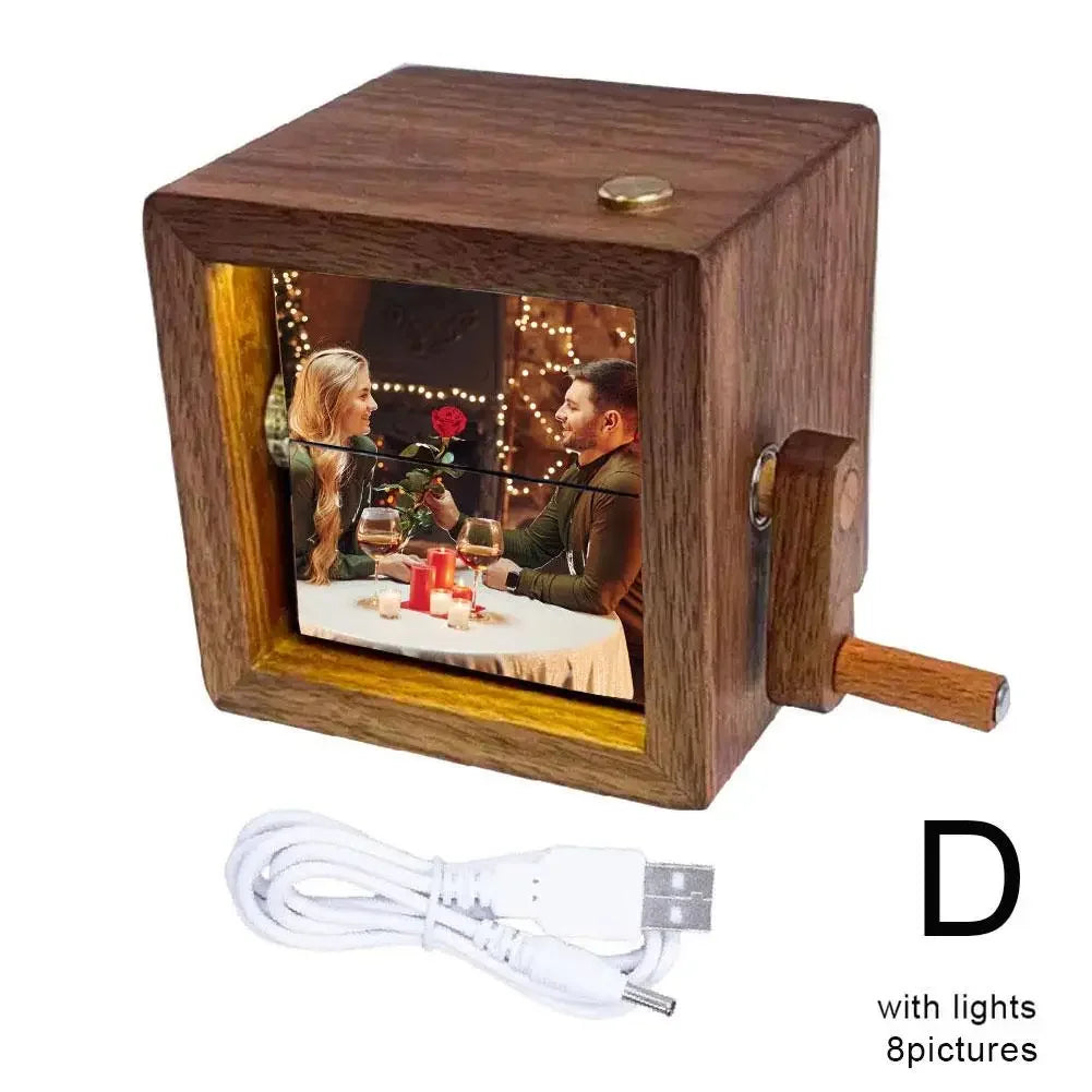 MEMOBOX™ – Custom Wooden Flipbook Frame