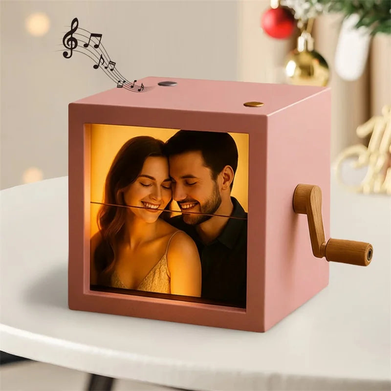 MEMOBOX™ – Custom Wooden Flipbook Frame