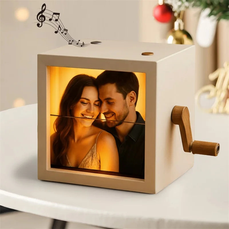 MEMOBOX™ – Custom Wooden Flipbook Frame