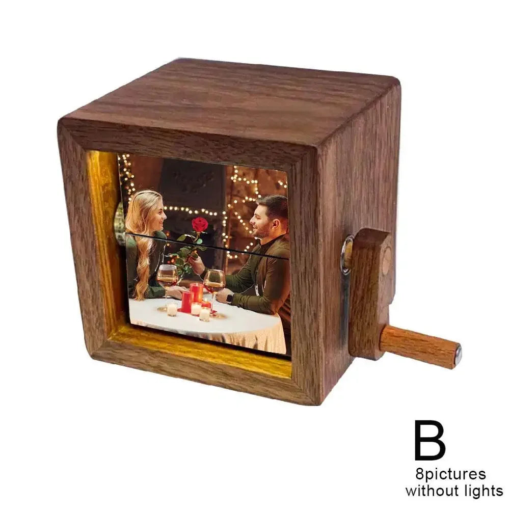 MEMOBOX™ – Custom Wooden Flipbook Frame