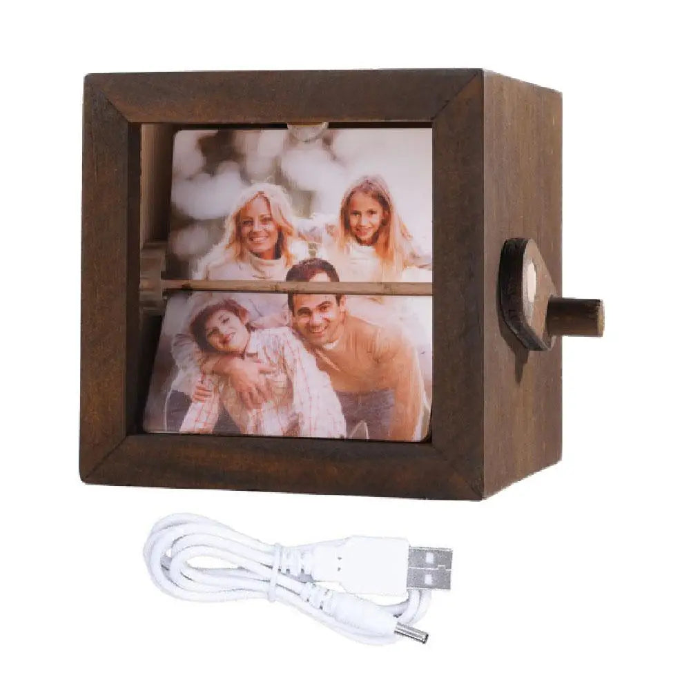 MEMOBOX™ – Custom Wooden Flipbook Frame