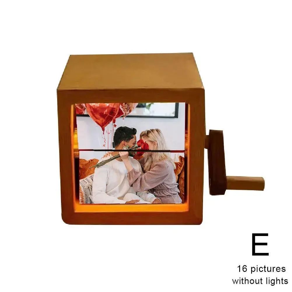 MEMOBOX™ – Custom Wooden Flipbook Frame