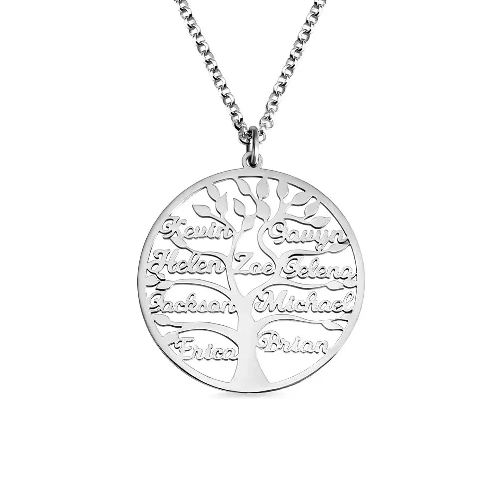 Memoboxes™ – Custom Family Tree Necklace