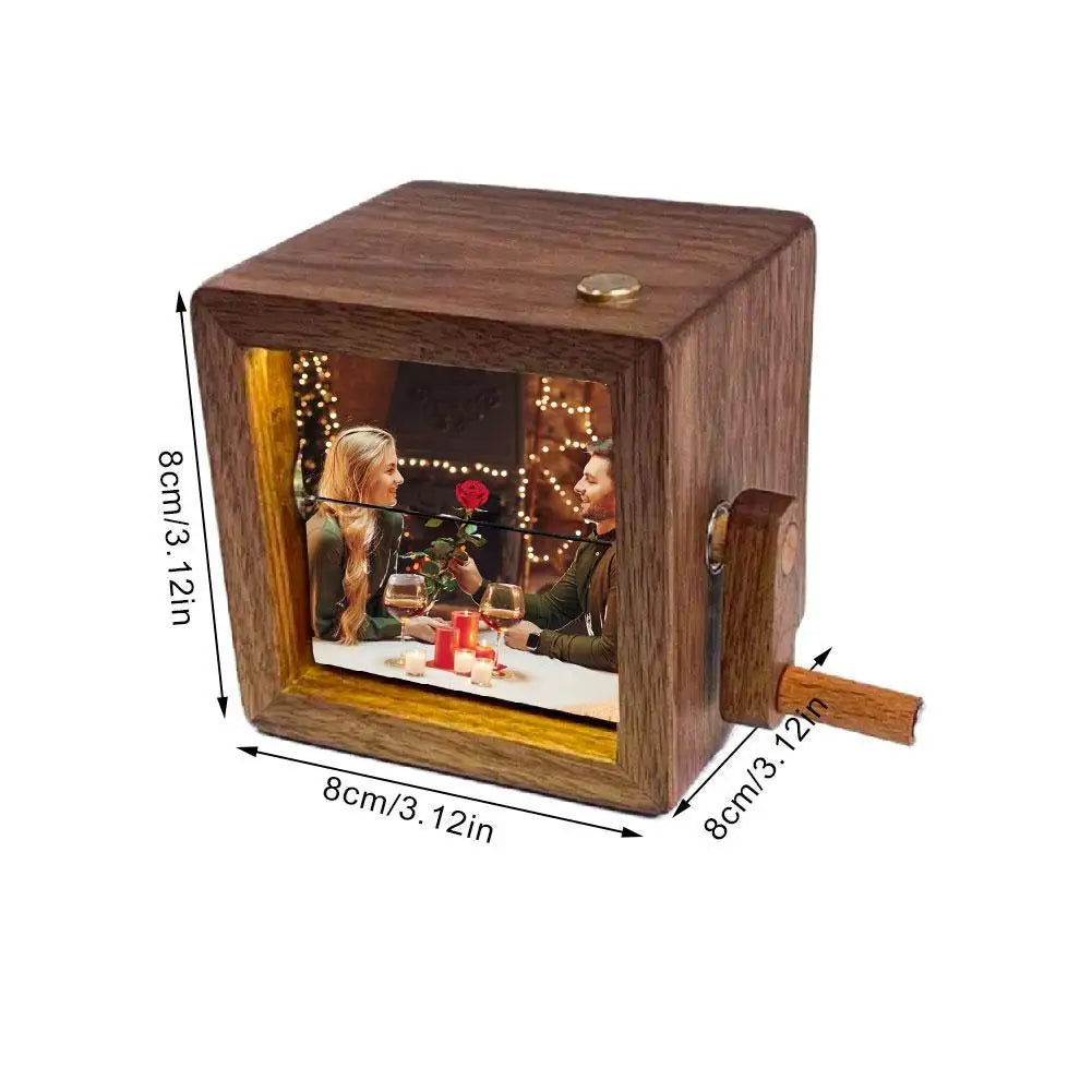 MEMOBOX™ – Custom Wooden Flipbook Frame