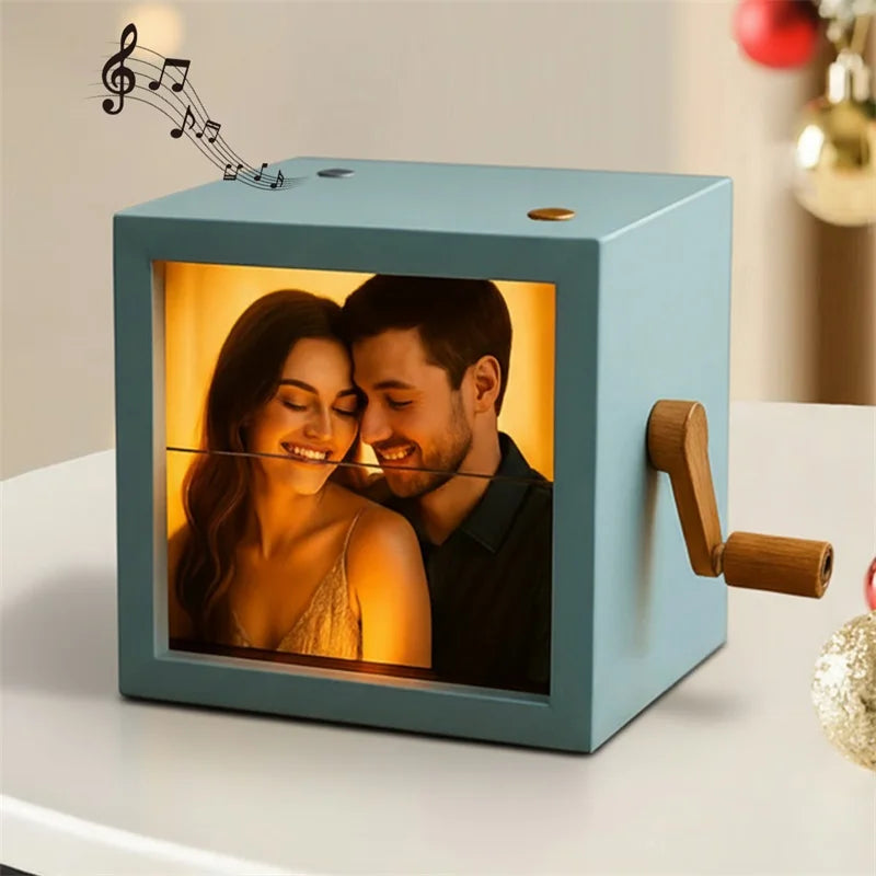 MEMOBOX™ – Custom Wooden Flipbook Frame