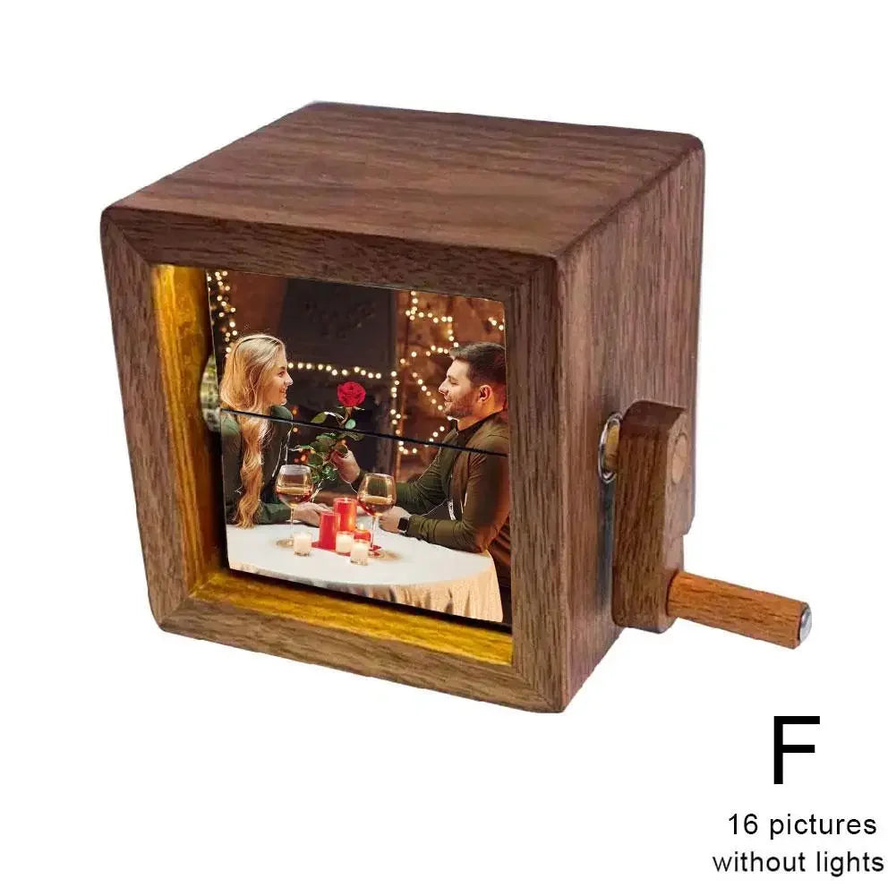 MEMOBOX™ – Custom Wooden Flipbook Frame