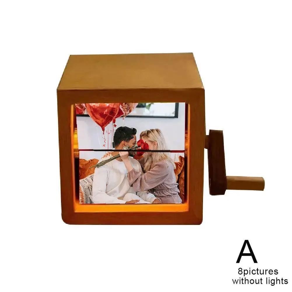 MEMOBOX™ – Custom Wooden Flipbook Frame